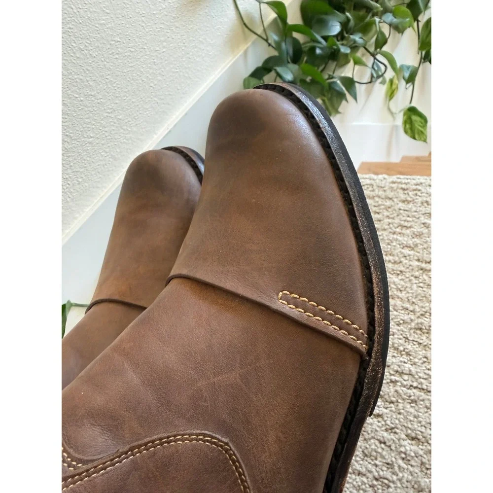 Timberland Earthkeepers City Cap Toe Chelsea Boots Leather Brown Men 10.5